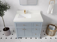 Sonoma 36 in. W x 22 in. D Left Offset Sink Bathroom Vanity - photo 4