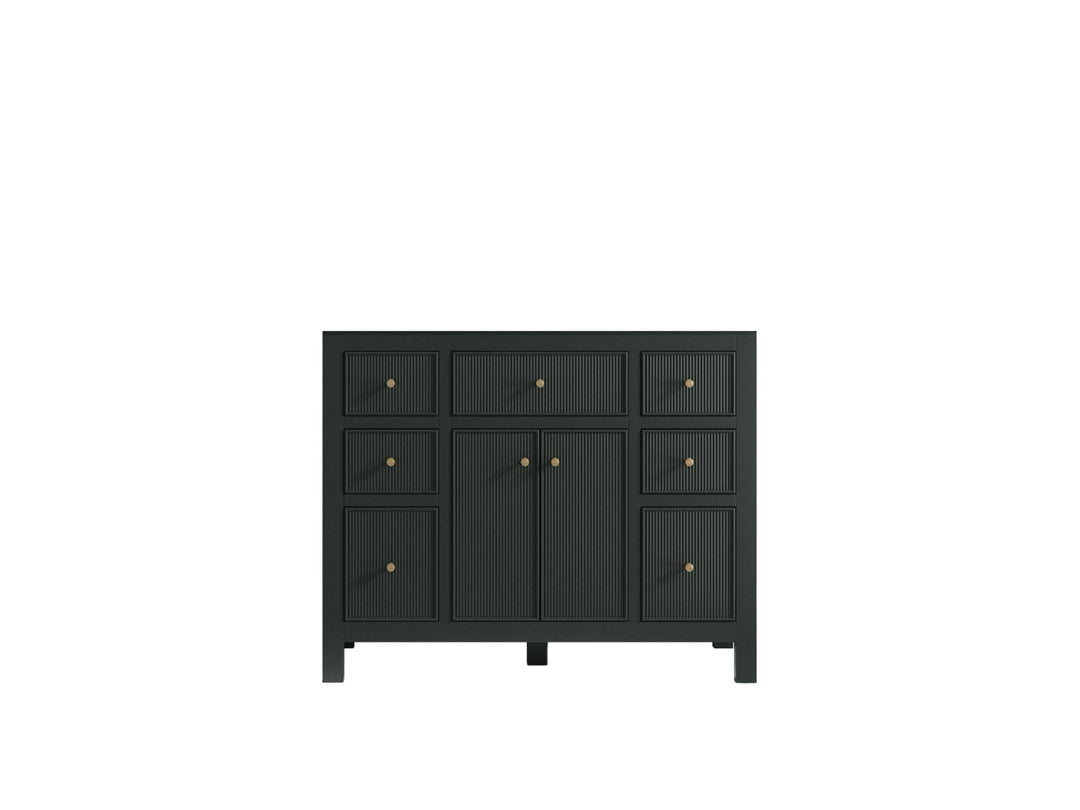 Sonoma 42 in. W x 22 in. D Single Sink Bathroom Vanity in Dark Forest Green with countertop - Cabinet Only