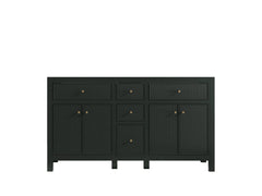 Sonoma 60 in W x 22 in D Free Standing Reeded Double Sink Bathroom Vanity - photo 7