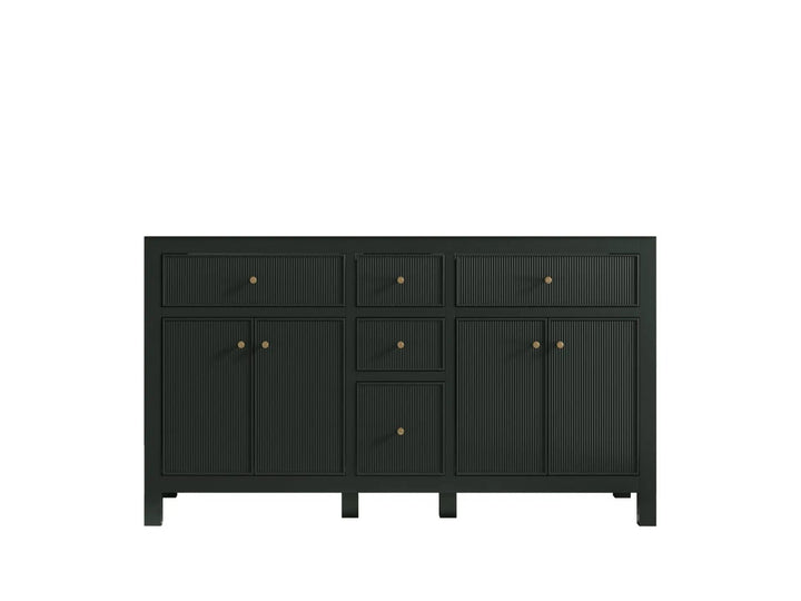 Sonoma 60 in W x 22 in D Free Standing Reeded Double Sink Bathroom Vanity - photo 7