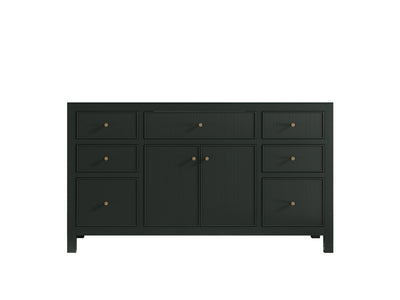 Sonoma 60 in W x 22 in D Free Standing Reeded Single Sink Bathroom Vanity