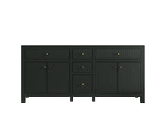 Sonoma 72 in W x 22 in D Free Standing Reeded Double Sink Bathroom Vanity - photo 7