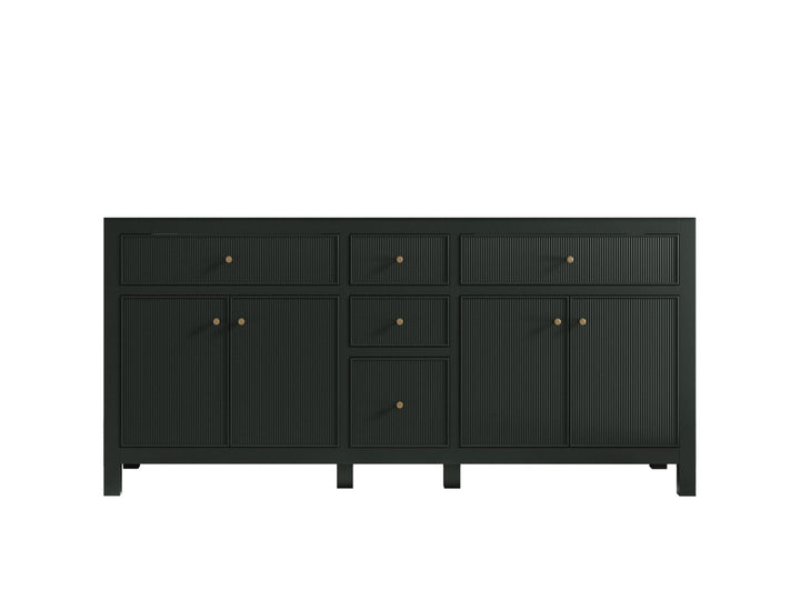 Sonoma 72 in W x 22 in D Free Standing Reeded Double Sink Bathroom Vanity - photo 7