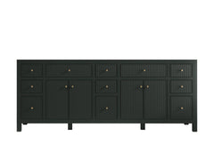 Sonoma 84 in W x 22 in D Free Standing Reeded Double Sink Bathroom Vanity - photo 31