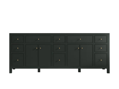Sonoma 84 in W x 22 in D Free Standing Reeded Double Sink Bathroom Vanity