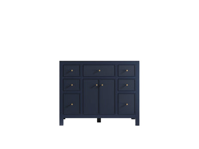 Sonoma 42 in. W x 22 in. D Single Sink Bathroom Vanity in Hale Navy Blue with countertop - Cabinet Only