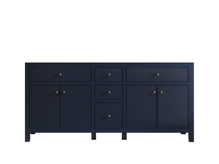 Sonoma 72 in W x 22 in D Free Standing Reeded Double Sink Bathroom Vanity - photo 7