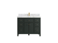 Sonoma 42 in W x 22 in D Free Standing Reeded Single Sink Bathroom Vanity - photo 13