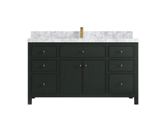 Sonoma 60 in W x 22 in D Free Standing Reeded Single Sink Bathroom Vanity - photo 13