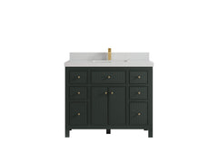 Sonoma 42 in W x 22 in D Free Standing Reeded Single Sink Bathroom Vanity - photo 14