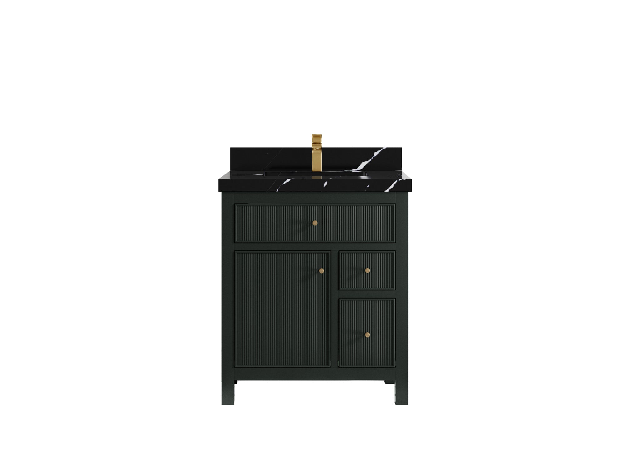 Sonoma 30 in W x 22 in D Reeded Free Standing Single Sink Bathroom Vanity