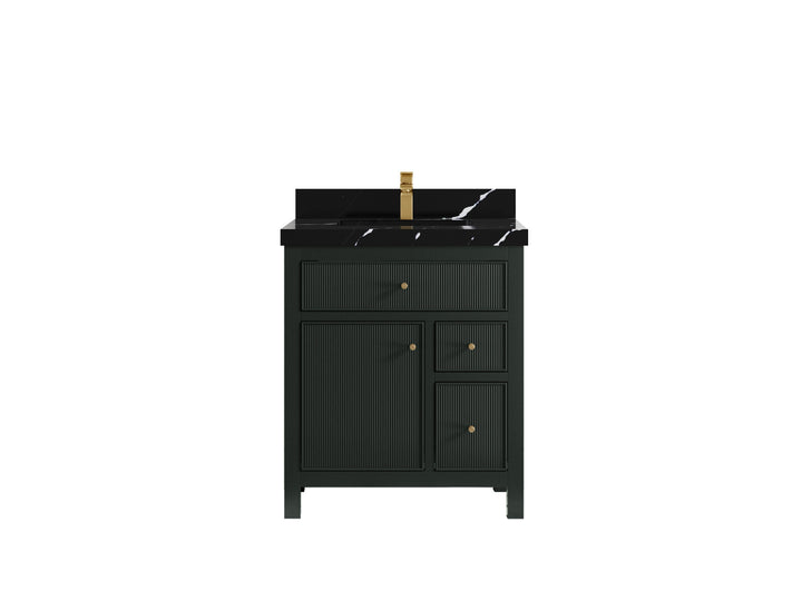 Sonoma 30 in W x 22 in D Reeded Free Standing Single Sink Bathroom Vanity - photo 6