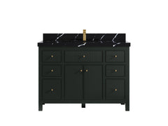 Sonoma 48 in W x 22 in D Free Standing Reeded Single Sink Bathroom Vanity - photo 8
