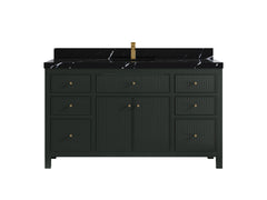 Sonoma 60 in W x 22 in D Free Standing Reeded Single Sink Bathroom Vanity - photo 8