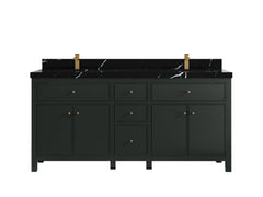 Sonoma 72 in W x 22 in D Free Standing Reeded Double Sink Bathroom Vanity - photo 8
