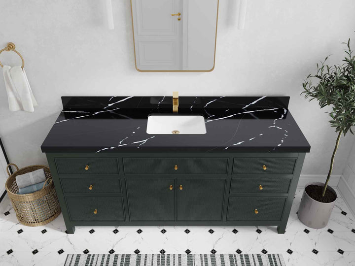 Sonoma 72 in W x 22 in D Free Standing Reeded Single Sink Bathroom Vanity - photo 10