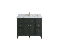Sonoma 42 in W x 22 in D Free Standing Reeded Single Sink Bathroom Vanity - photo 9