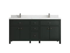 Sonoma 72 in W x 22 in D Free Standing Reeded Double Sink Bathroom Vanity - photo 10