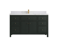 Sonoma 60 in W x 22 in D Free Standing Reeded Single Sink Bathroom Vanity - photo 11