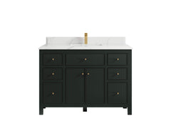 Sonoma 48 in W x 22 in D Free Standing Reeded Single Sink Bathroom Vanity - photo 15