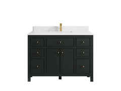 Sonoma 48 in W x 22 in D Free Standing Reeded Single Sink Bathroom Vanity - photo 16