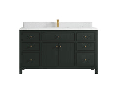 Sonoma 60 in W x 22 in D Free Standing Reeded Single Sink Bathroom Vanity - photo 16