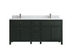 Sonoma 72 in W x 22 in D Free Standing Reeded Double Sink Bathroom Vanity - photo 16