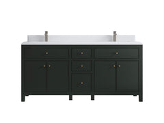 Sonoma 72 in W x 22 in D Free Standing Reeded Double Sink Bathroom Vanity - photo 17