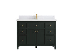 Sonoma 48 in W x 22 in D Free Standing Reeded Single Sink Bathroom Vanity - photo 18