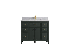 Sonoma 42 in W x 22 in D Free Standing Reeded Single Sink Bathroom Vanity - photo 19