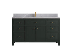 Sonoma 60 in W x 22 in D Free Standing Reeded Single Sink Bathroom Vanity - photo 19