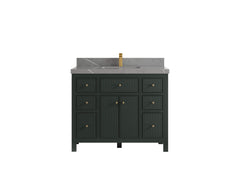 Sonoma 42 in W x 22 in D Free Standing Reeded Single Sink Bathroom Vanity - photo 20