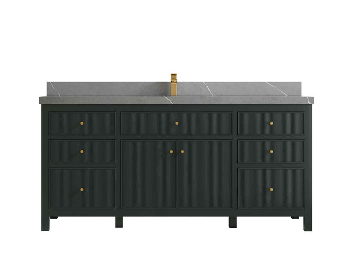 Sonoma 72 in W x 22 in D Free Standing Reeded Single Sink Bathroom Vanity - photo 31