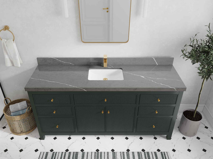 Sonoma 72 in W x 22 in D Free Standing Reeded Single Sink Bathroom Vanity - photo 30