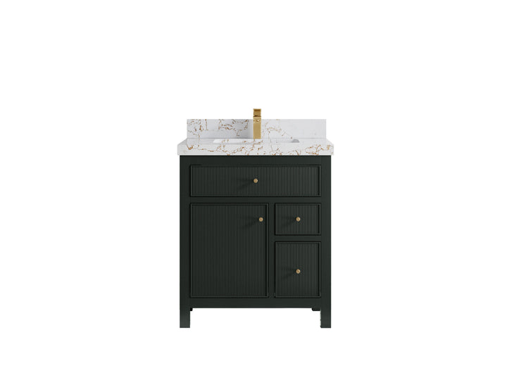 Sonoma 30 in W x 22 in D Reeded Free Standing Single Sink Bathroom Vanity - photo 20