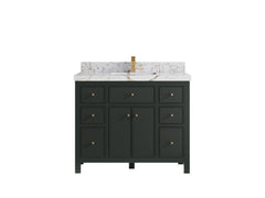 Sonoma 42 in W x 22 in D Free Standing Reeded Single Sink Bathroom Vanity - photo 22