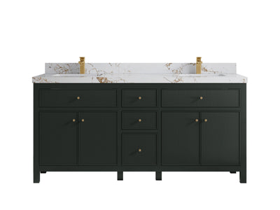 Sonoma 72 in W x 22 in D Free Standing Reeded Double Sink Bathroom Vanity