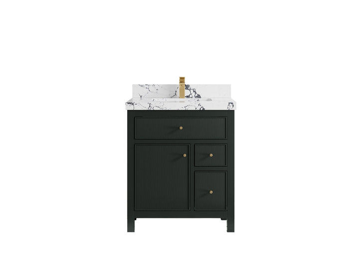 Sonoma 30 in W x 22 in D Reeded Free Standing Single Sink Bathroom Vanity - photo 21