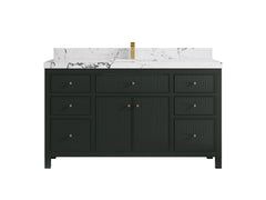 Sonoma 60 in W x 22 in D Free Standing Reeded Single Sink Bathroom Vanity - photo 23