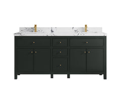 Sonoma 72 in W x 22 in D Free Standing Reeded Double Sink Bathroom Vanity - photo 23