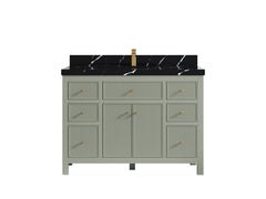 Sonoma 48 in W x 22 in D Free Standing Reeded Single Sink Bathroom Vanity - photo 8