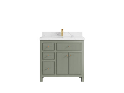 Sonoma 36 in. W x 22 in. D with Center Sink Bathroom Vanity