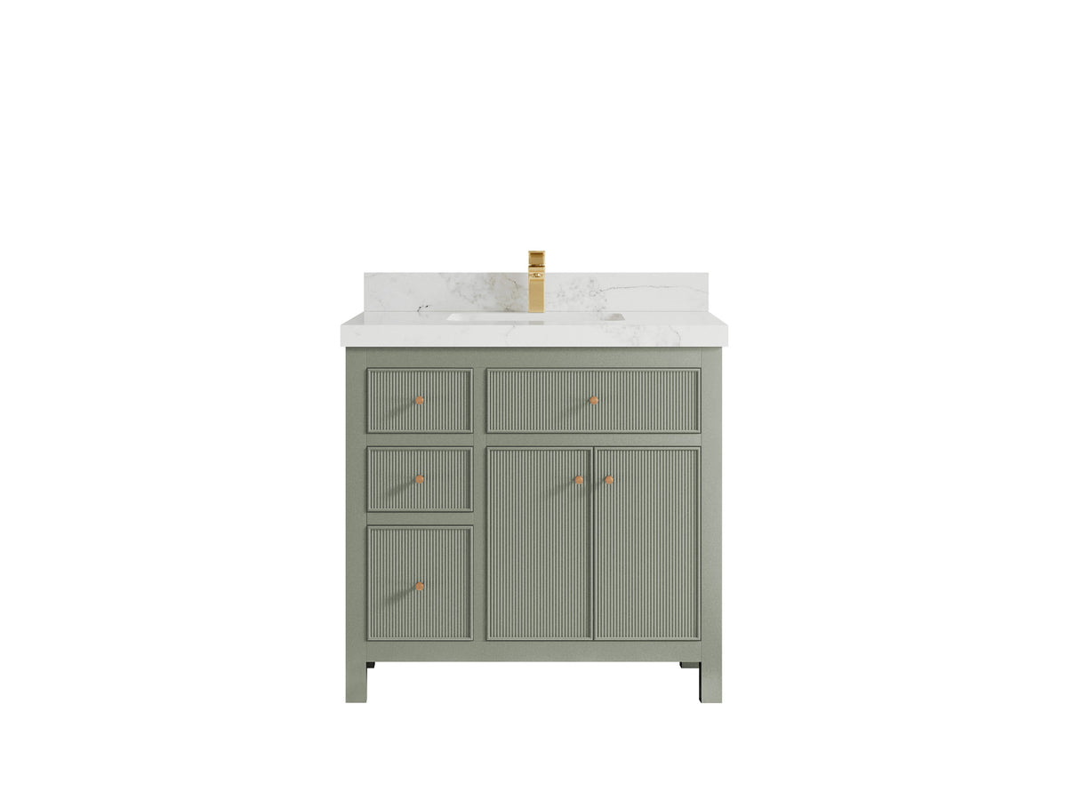 Sonoma 36 in. W x 22 in. D with Center Sink Bathroom Vanity