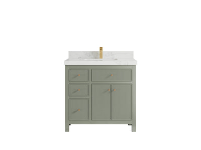 Sonoma 36 in. W x 22 in. D with Center Sink Bathroom Vanity