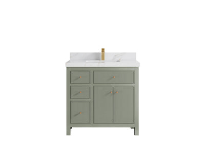 Sonoma 36 in. W x 22 in. D with Center Sink Bathroom Vanity