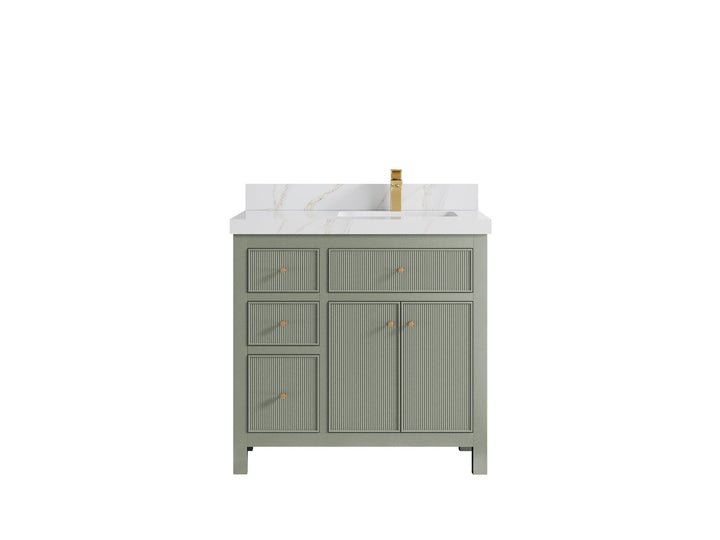 Sonoma 36 in. W x 22 in. D Right Offset Sink Bathroom Vanity - photo 11