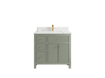 Sonoma 36 in. W x 22 in. D with Center Sink Bathroom Vanity
