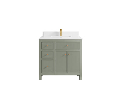 Sonoma 36 in. W x 22 in. D with Center Sink Bathroom Vanity