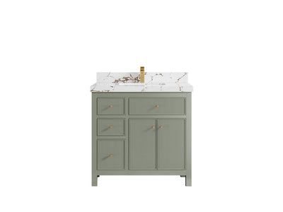 Sonoma 36 in. W x 22 in. D with Center Sink Bathroom Vanity