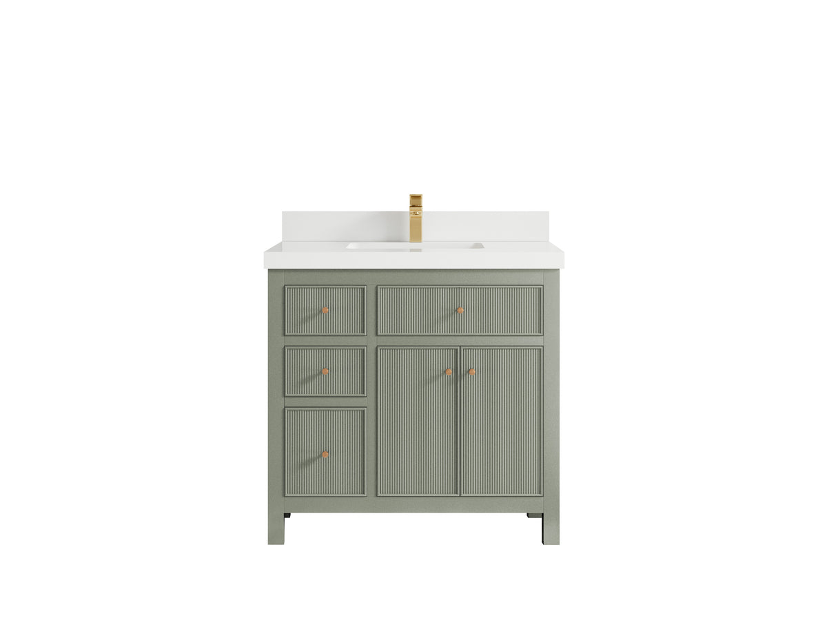 Sonoma 36 in. W x 22 in. D with Center Sink Bathroom Vanity